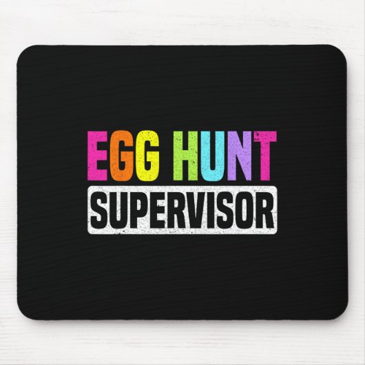 卵狩り監督者おもしろい卵狩りパーティーママDa マウスパッド (正面)