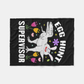 卵狩り監督者および卵狩り分隊Moms Eas フリースブランケット (正面(横))