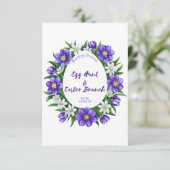 卵狩り、イースターブランチの招待 エンクロージャーカード (スタンド正面)