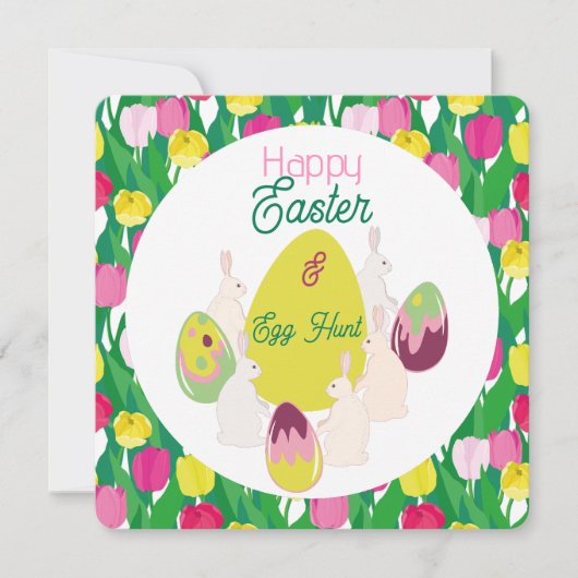 卵狩り。招待状 (正面)