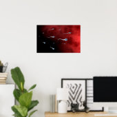 卵管内精子の概念像 ポスター (ホームオフィス)