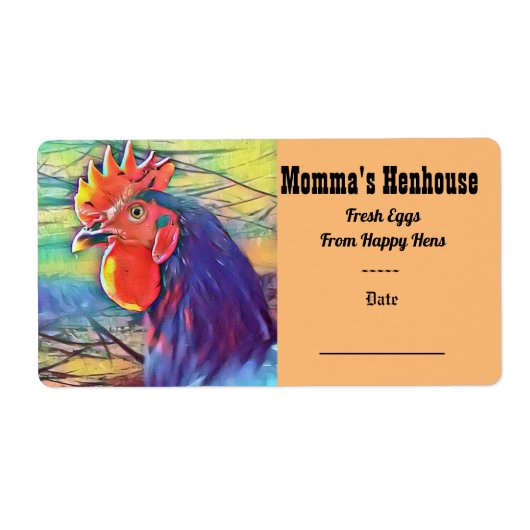 卵箱ラベル ラベル (正面)