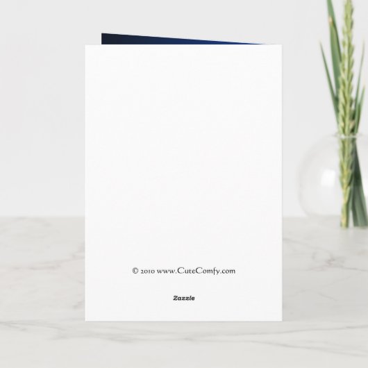 卵細胞かわいいの母の日の挨拶 カード (裏面)