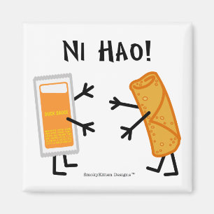 卵転が&ダックソース – Ni Hao! マグネット