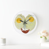 卵顔 ラージ壁時計 (ホーム)