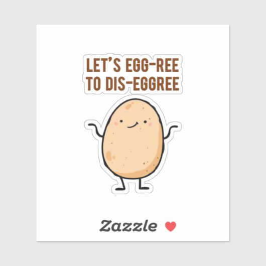 卵黄から卵黄へ卵プリンのダイカット シール (シート)