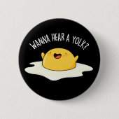 卵黄のジョークおもしろいを聞きたいプンダークBG 缶バッジ (正面)