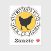 卵黄イエロー変防水ビニールロゴ シール (シート)