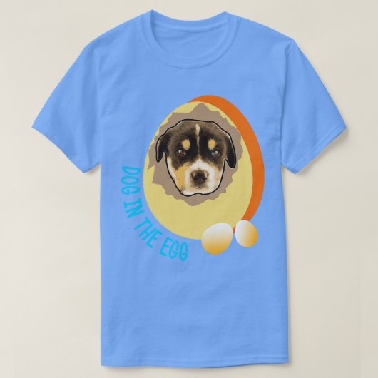 卵13の犬 Tシャツ (デザイン正面)