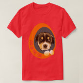 卵16の犬 Tシャツ (デザイン正面)