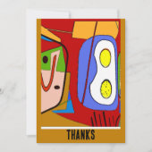 卵2個の抽象芸術 (正面)