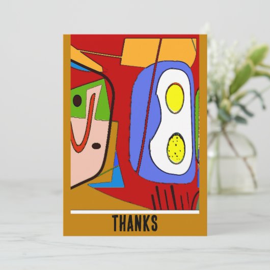 卵2個の抽象芸術 (スタンド正面)