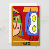 卵2個の抽象芸術 (正面/裏面)