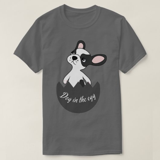 卵267の犬 Tシャツ (デザイン正面)