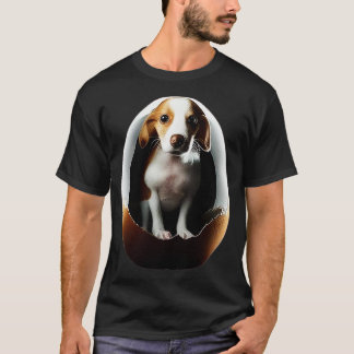卵27の犬 Tシャツ