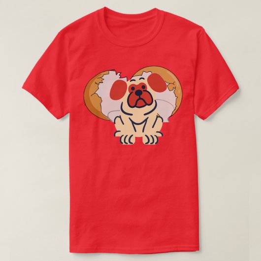 卵295の犬 Tシャツ (デザイン正面)