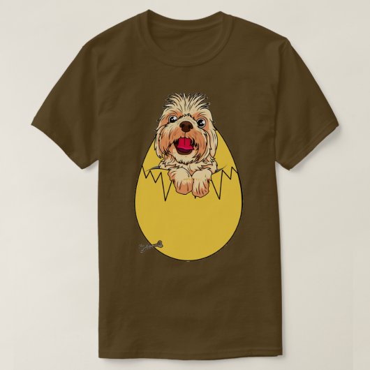 卵297の犬 Tシャツ (デザイン正面)