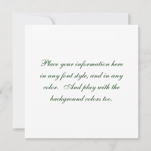 卵3個 招待状 (裏面)