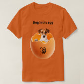 卵301の犬 Tシャツ (デザイン正面)