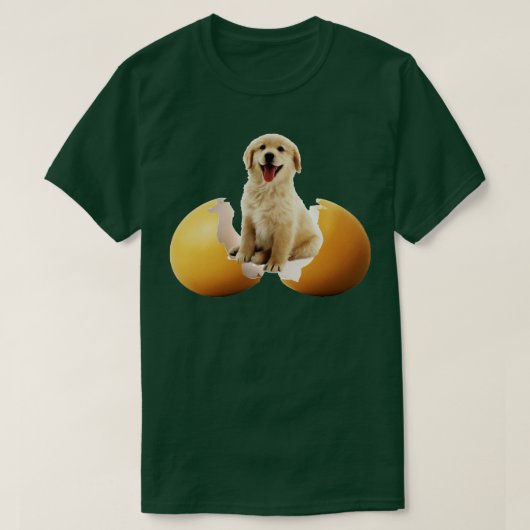 卵309の犬 Tシャツ (デザイン正面)