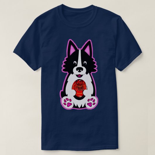 卵32の犬 Tシャツ (デザイン正面)