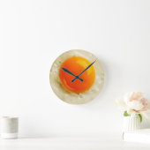 卵3 ラウンド壁時計 (ホーム)