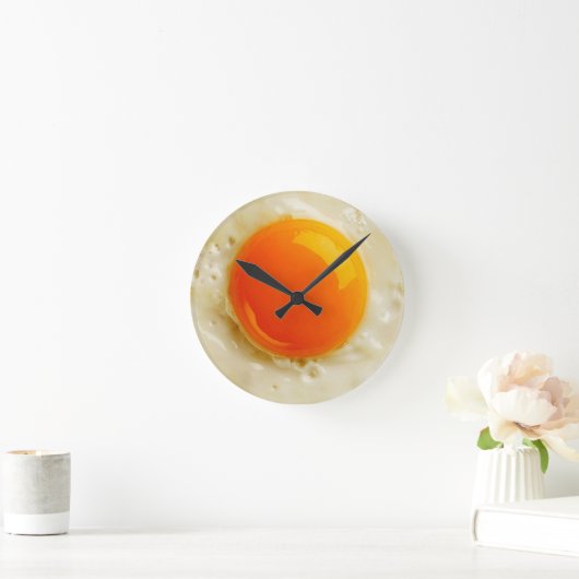 卵3 ラウンド壁時計 (ホーム)