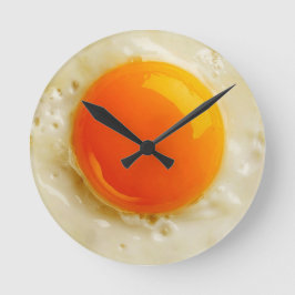 卵3 ラウンド壁時計