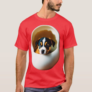卵97の犬 Tシャツ