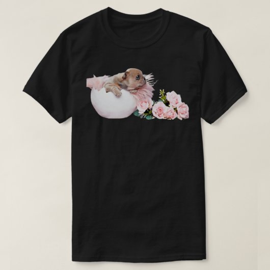 卵98の犬 Tシャツ (デザイン正面)