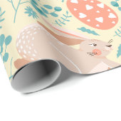 卵、バニー、雛、花とイースターパターン ラッピングペーパー (ロールコーナー)