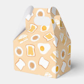 卵、パン、ミルク、コーヒー朝食パターン フェイバーボックス (裏面サイド)