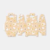 卵、パン、ミルク、コーヒー朝食パターン フェイバーボックス (折り畳みなし)