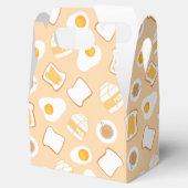 卵、パン、ミルク、コーヒー朝食パターン フェイバーボックス (オープン)