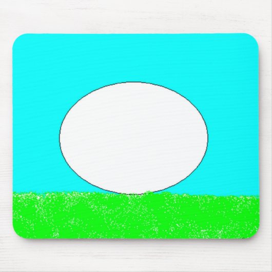 卵 マウスパッド (正面)