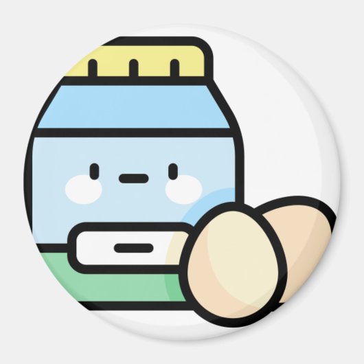 卵 マグネット (正面)