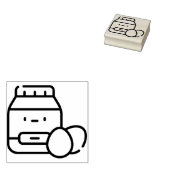 卵 ラバースタンプ (押印)