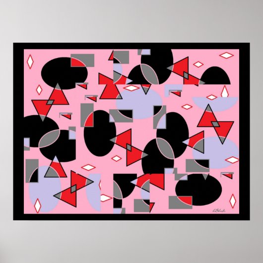 卵(黒く縮れた) ポスター (正面)