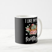 卵Ivf転送日取得Ivfママ コーヒーマグカップ (正面右)