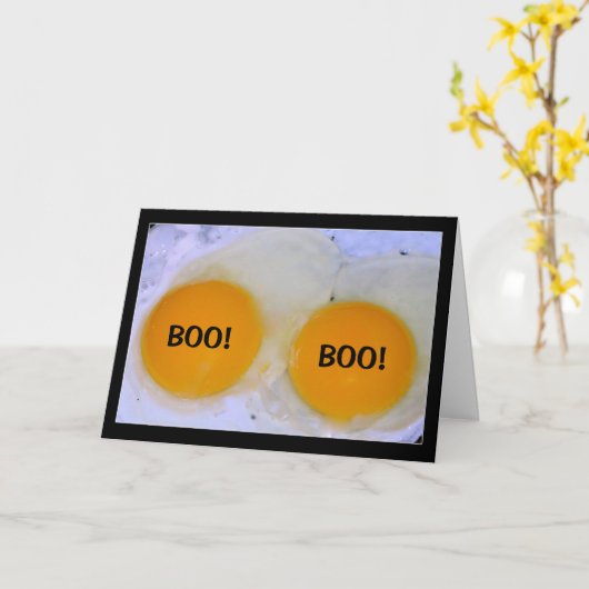 卵stra Bootifulハロウィン! カード (黄色い花)