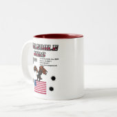 卸し売り銃 ツートーンマグカップ (正面左)