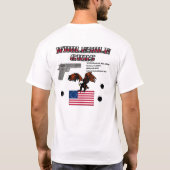 卸し売り銃 Tシャツ (裏面)