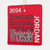 卸売業者の超並外カスタム セラミックオーナメント (左)