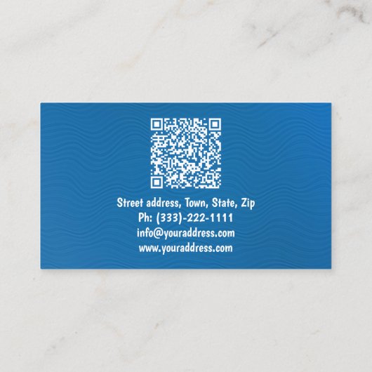 卸魚釣り機具漁師屋 名刺 (裏面)