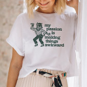 厄介なおもしろい犬の踊り Tシャツ