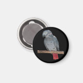 厄介なオウム磁石 マグネット (正面/裏面)