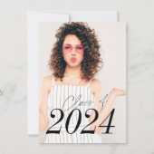 厄介な卒業発表に値する 案内状 (裏面)