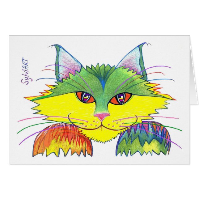 "厄介な猫"、版権©2003、SylviART (正面横)