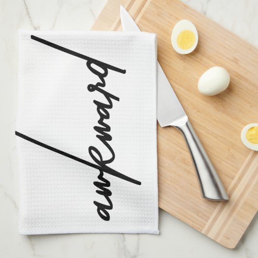 厄介な皮肉おもしろい引用文 キッチンタオル (四つ折り)