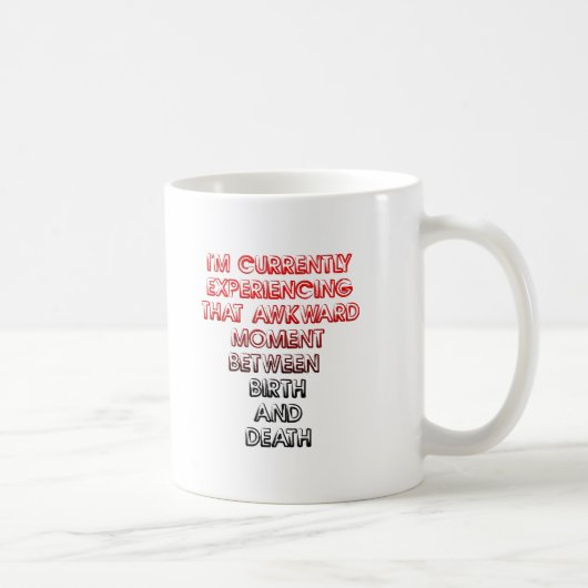 厄介な瞬間おもしろマグカップ コーヒーマグカップ (右)